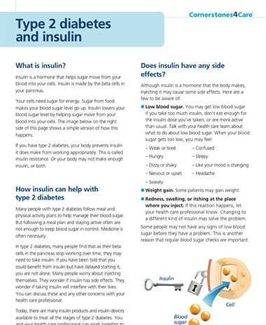 Type 2 Diabetes and Insulin